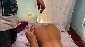 Oiled Big Boobs And Perfect Pussy Take Hard Pounding With Cum On Ass