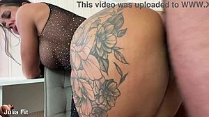 Teen Amateur Latina Slut Takes Deep Anal Fucking with Bent Over Doggystyle. Hairy Pussy Gets Creampie in Rough Brazilian Homemade Session.