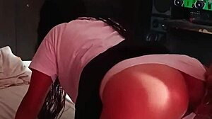 Ebony teen companion Pamela Castillo gets deep anal in bedroom from classmate