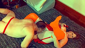 Intense Scene Of Licking Granny Velma Dinkley's Sweet Juicy Pussy In Cosplay Costume For Orgasmic Muff Diving Delight