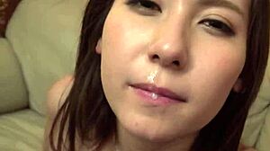 Intense Fucking as Maya Kato Sucks and Bangs Two Cocks in Uncensored Japanese Gangbang