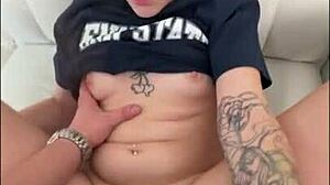 uh, this hot amateur college pickup with katerina deville... she teases with wet pussy before riding doggystyle pov