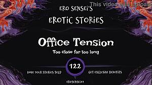 Office tension builds in this erotic audio for women with solo masturbation and pov fetish vibes at work