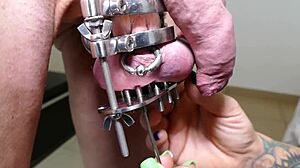 foot fisting extreme with foot deep in slave f ass by lady morgana in femdom session