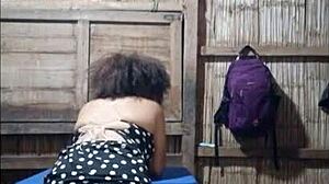 I fulfilled a challenge for my stepson after losing a bet, sending him homemade content where I performed a semi-nude show, masturbating in real homemade style for him.