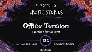 Office tension builds in this erotic audio for women with solo masturbation and pov fetish vibes at work