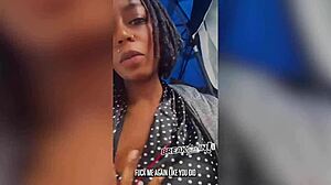 i feel so bad pregnant black slut gets throat puke punished with hardcore deepthroat gagging face fucking big black cock in garage trailer