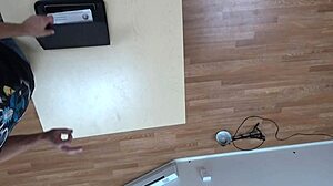 mandy mynxx gets recast as skinny slut choking on cock and gagging deeply