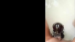 My Shaved Pussy And A Nice Dildo In Intense Solo Play For Hairless Latina MILF