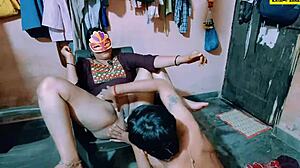 Muslim aunty says lick my pussy first to make it bigger then I'll let you fuck 😏