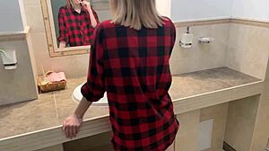 Revenge Blowjob from Friends Slutty Ex Girlfriend with Brunette Teen Facial Cumshot in Homemade Pov