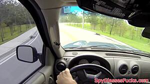 So you think you can handle deepthroating my cock like this busty amateur teen? She's bending over for rough doggystyle and missionary in hidden cam pov action.