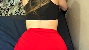 My little 18+ stepsister came home from the party and asks me to fuck her tight ass...