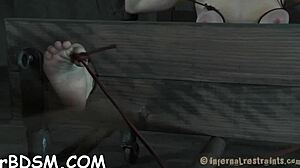 Sadomasochism Master Binds Horny Slut for Rough Sucking and Nasty Cock Fucking in Bdsm Contest