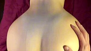 In the dorm, the skinny roommate with perfect ass and small waist got passionate doggy from her fat friend. She rode him cowgirl style, spreading her huge big ass in romantic young sex.