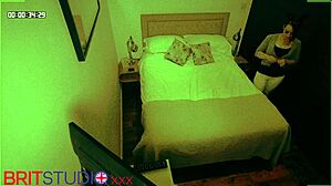 Voyeur Couple Fucking in Air Bnb