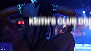 hey, watch this girl twerk her ass wildly in the club tonight