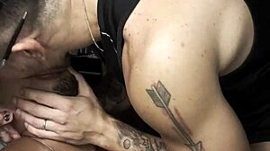 o amigo do meu irmão vestiu uma calcinha e pediu para fuder ele com força in interracial anal lingerie action with brazilian assfucking