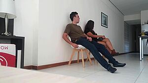 Teen Amateur Gives Blowjob And Sucks In Public Hospital Setting