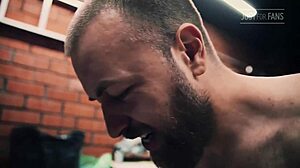 The Moscow garage story two mature men fuck bareback