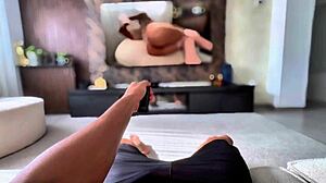 Brunette Teen Amateur Latina With Sensual Ass And Tits Gets Caught By Stepson Riding Big Cock In Doggystyle Oiled Pov