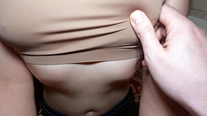 I fucked my cute redhead neighbor girlfriend in doggystyle after inviting her over for homemade pov session.