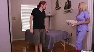 Blonde Milf Controls Orgasm!