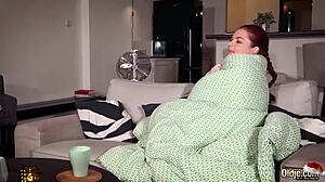 Santa Fucks A Pretty Little Redhead In Her Sweet Tight Pussy For Xmas