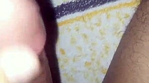 Two toys together inserted and pumping out cum in asian masturbation session