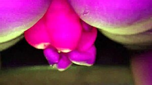 Oh, watch me squirting all over this pink dildo while riding it hard in my wet pussy!