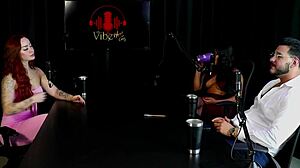 This French guy meets the Brazilian girl and starts easing him into the swinger life with a threesome.