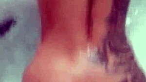 prostitute gives sloppy blowjob then fucks pussy in hotel hot tub