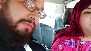 Latina and redhead sluts ride big cock in swinger threesome with creampie and cum in mouth.