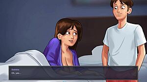 让我们玩Summertime Saga那一集，角色夜不能寐