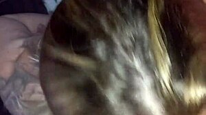 Blonde white girlfriend enjoys homemade sex with deepthroat blowjob and doggystyle bent over anal assfucking. Cumshot covers her after squirting orgasm.