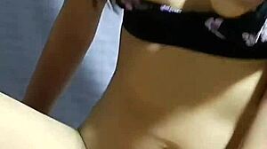 Why is this tiny Pinay getting fucked rough by her friend in close-up pussy action?