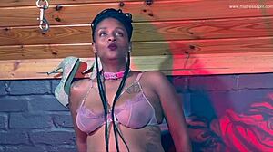 Dominatrix Mistress April Makes Pam Feel Overwhelmed Emotions In Intense Bdsm Strapon And Fisting Session