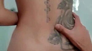 prostitute gives sloppy blowjob then fucks pussy in hotel hot tub