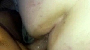 Blonde white girlfriend enjoys homemade sex with deepthroat blowjob and doggystyle bent over anal assfucking. Cumshot covers her after squirting orgasm.