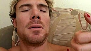 britney manson, redhead in fishnets, bends over for creampie cowgirl ride