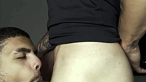 o amigo do meu irmão vestiu uma calcinha e pediu para fuder ele com força in interracial anal lingerie action with brazilian assfucking