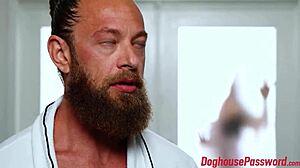 Hot Masseuse Kayley Gunner Oils And Rubs Client Big Cock For Deep Fisting And Cuckold Domination