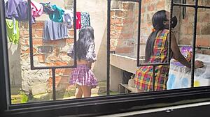 Hot Housewives Turn Laundry Time into Steamy Homemade Porn Sessions as Slutty Amateurs