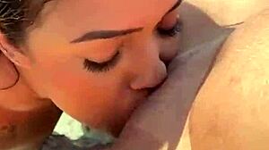 I feel so passionate kissing and flashing pierced nipples with my friend seeking big black cock while husbands drink