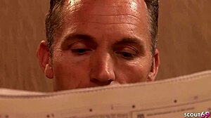 Teen student Summer Slate seduces teacher for quickie fuck and facial in classroom