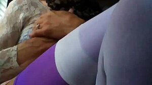 Casual tale of big shemale stroking her monster cock in solo masturbation session