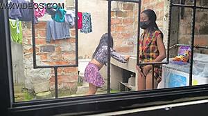 Hot Housewives Turn Laundry Time into Steamy Homemade Porn Sessions as Slutty Amateurs