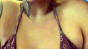 training at the gym facing ipanema beach rj just in bikini all wet sweat dripping down legs got me so horny