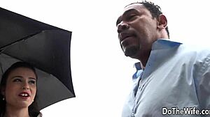 mira cuckold takes black bull dick! hubby cleans creampie mess!