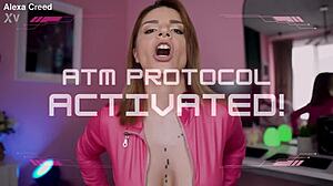 Atm protocol activated, so worship my big tits and fake tits as your goddess in this femdom humiliation session?